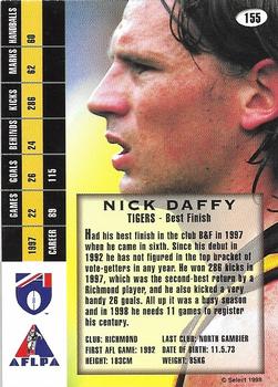 1998 Select AFL Signature Series #155 Nick Daffy Back